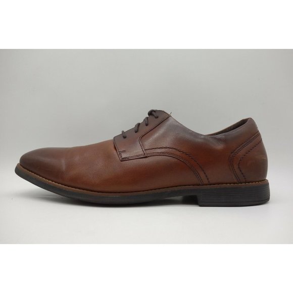 Rockport Brown Leather Lace Up Dress Oxfords Shoes Men\'s 13 W main image 5